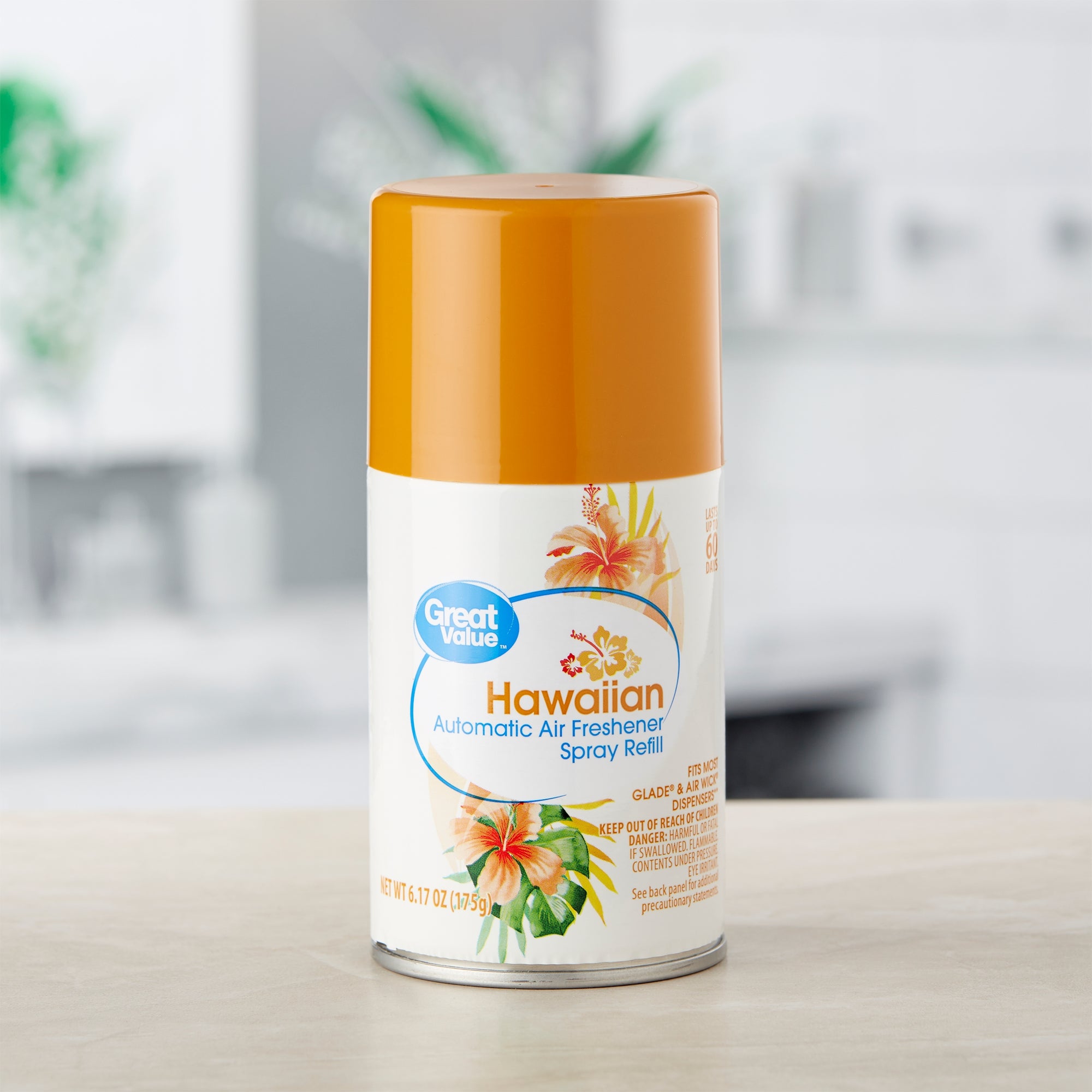 Hawaiian Automatic Air Freshener Spray Refill Twin Pack, 6.17 oz, 2 count