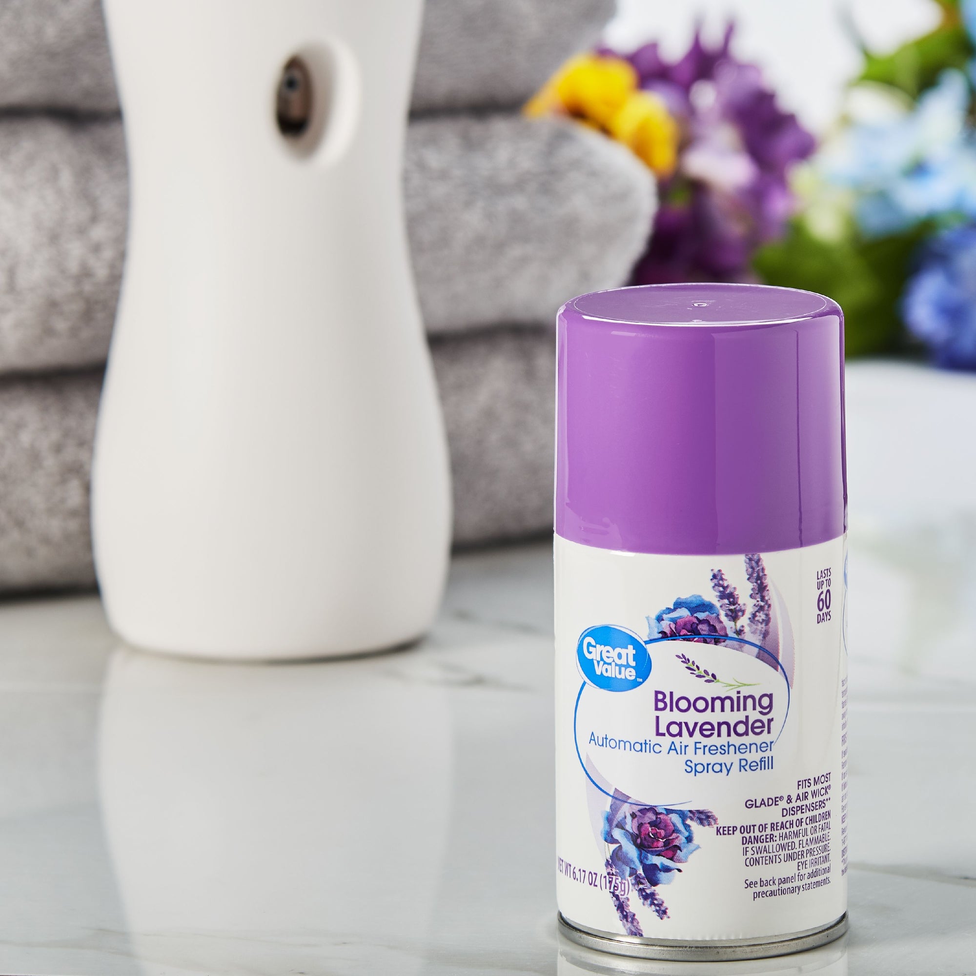 Automatic Air Freshener Spray Refill, Blooming Lavender, 12.34 oz, 2 Count