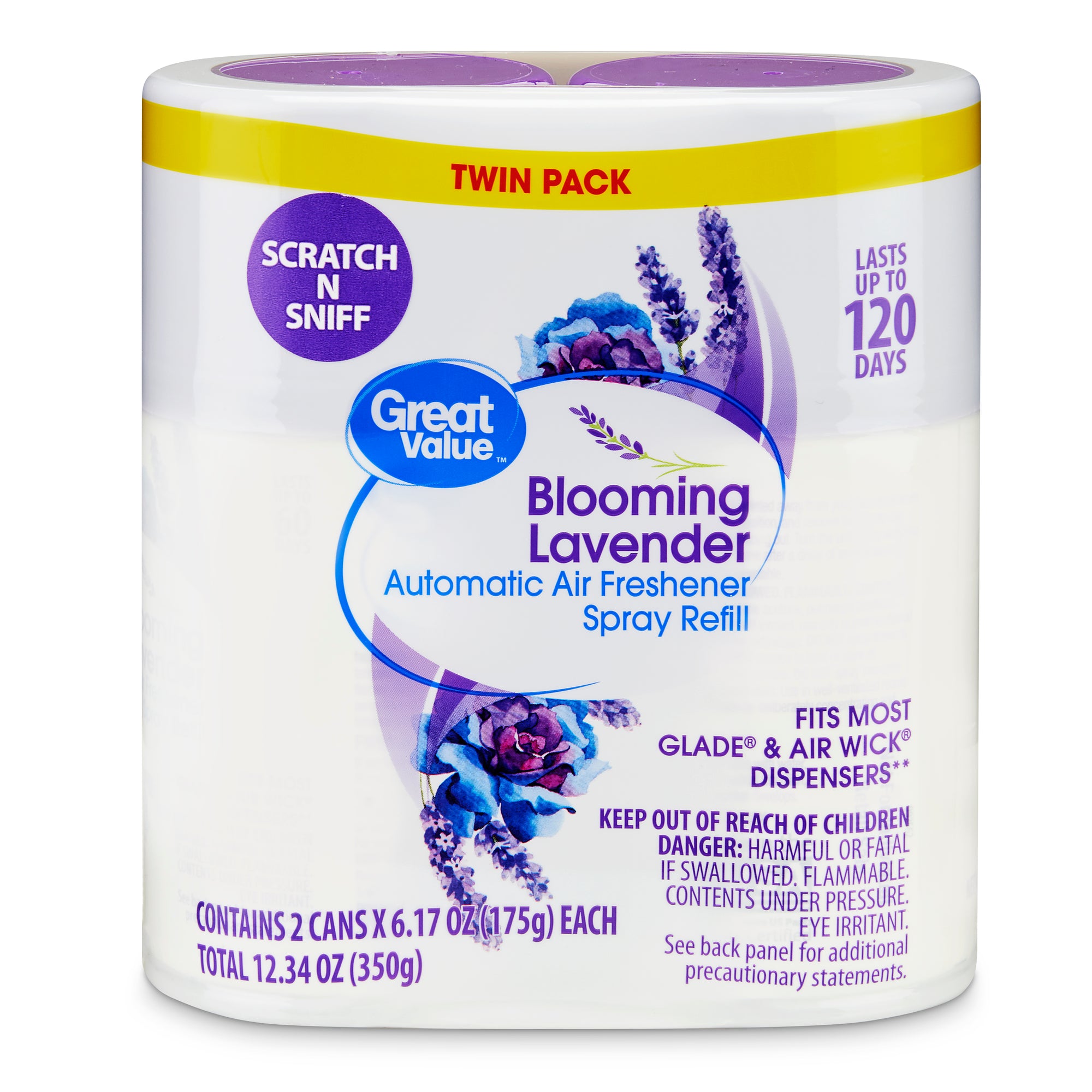 Automatic Air Freshener Spray Refill, Blooming Lavender, 12.34 oz, 2 Count