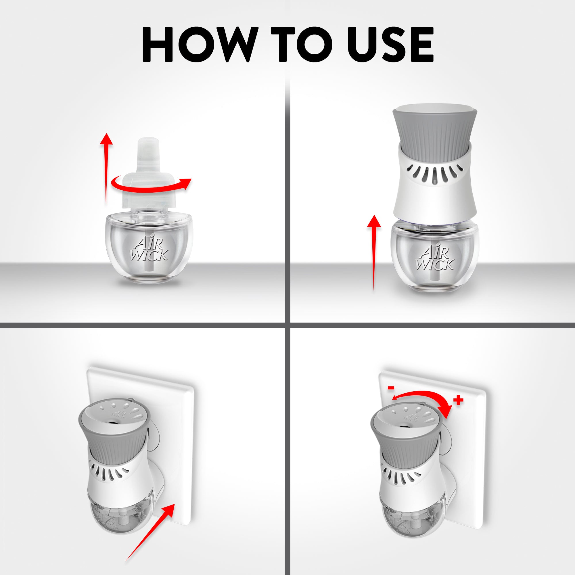 Plug in Scented Oil Refill, 2ct, Vanilla and Pink Papaya, Air Freshener, Essential Oils