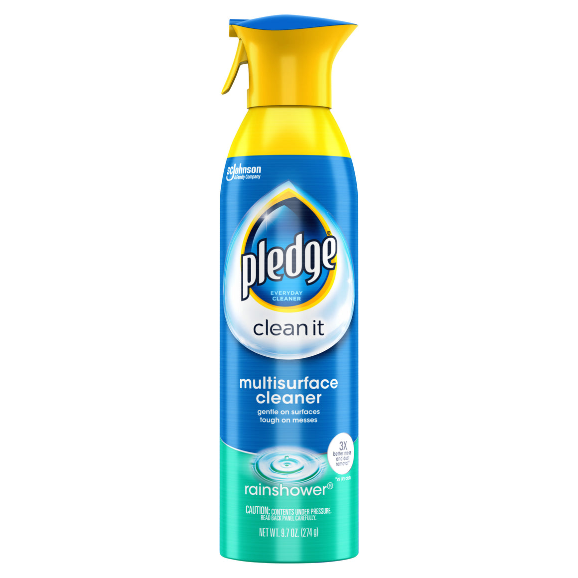 Multisurface Cleaner Aerosol, Rainshower, 9.7 oz
